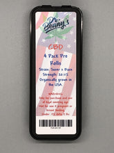 Load image into Gallery viewer, CBD 4 Pack Pre-Rolls
